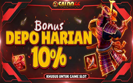 Saldo66 - Bonus deposit harian 10%