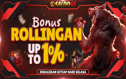 Saldo66 - Bonus turnover sebesar 1% setiap minggu